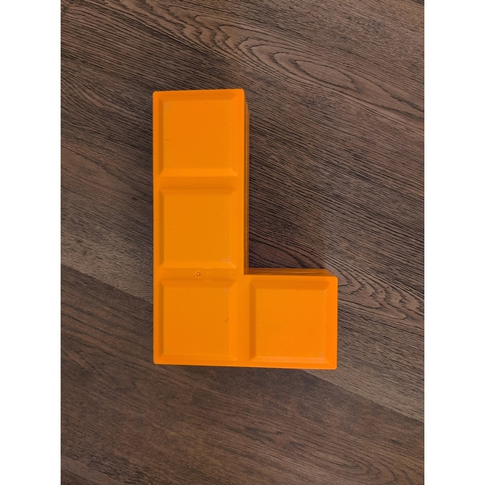 Tetris Tumble XL Game Replacement Orange L SHAPE BLOCK ONE block Tetromino